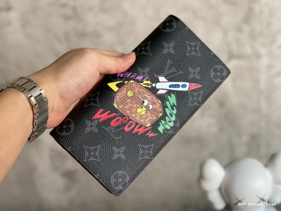 AAA Pruses Bags VUITTON LOUIS BRAZZA WALLET 0731
